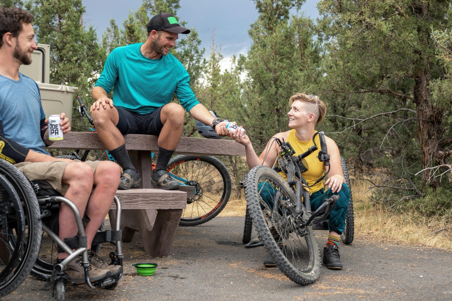A support worker assisting a participant with everyday activities at home